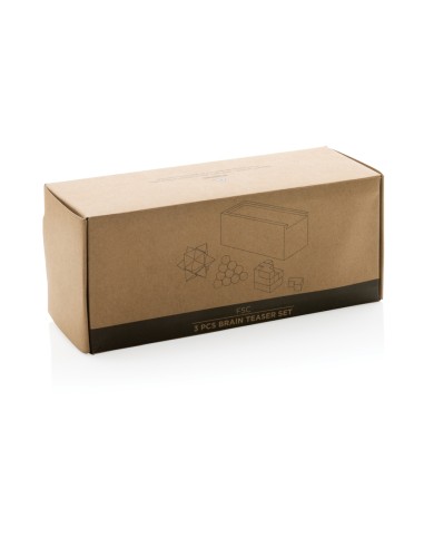 Rompicapo 3 pezzi in legno