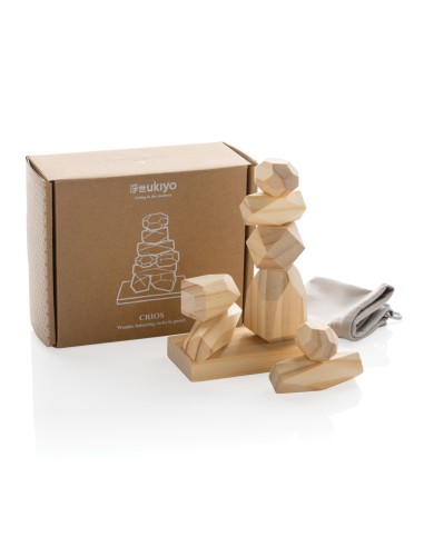 Rocce di bilanciamento in legno Ukiyo Crios in astuccio