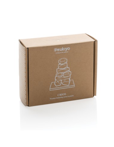 Rocce di bilanciamento in legno Ukiyo Crios in astuccio