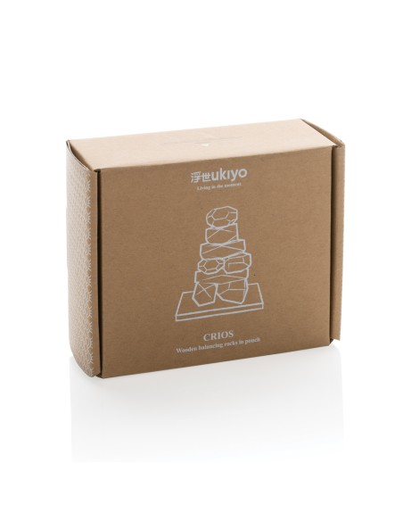 Rocce di bilanciamento in legno Ukiyo Crios in astuccio