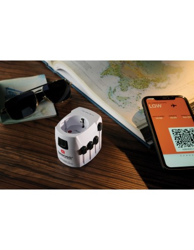 SKROSS Adattatore da viaggio universale Pro 3 poli
