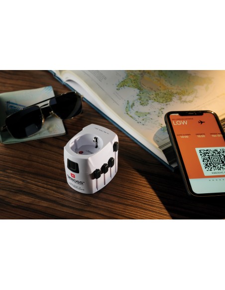 SKROSS Adattatore da viaggio universale Pro 3 poli
