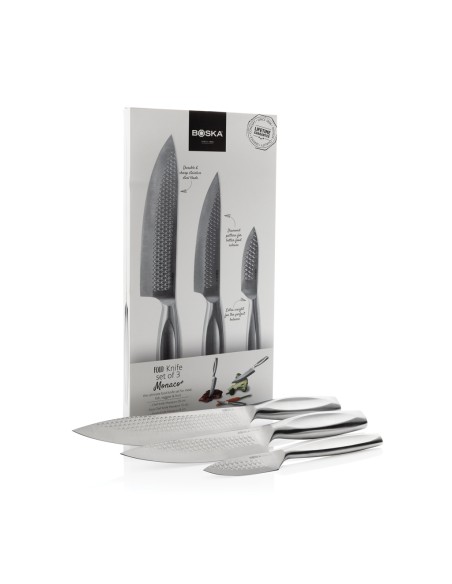 BOSKA Coltelli da cucina Monaco+, set di 3 pezzi