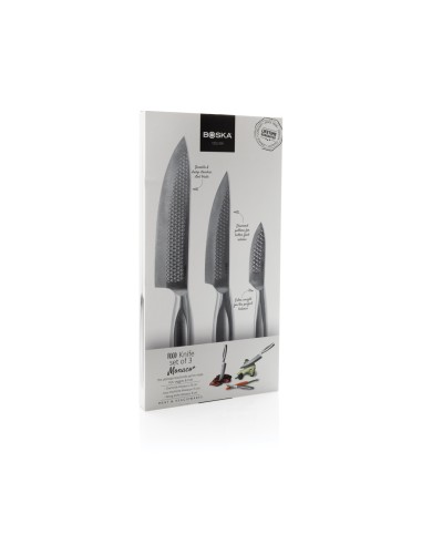BOSKA Coltelli da cucina Monaco+, set di 3 pezzi