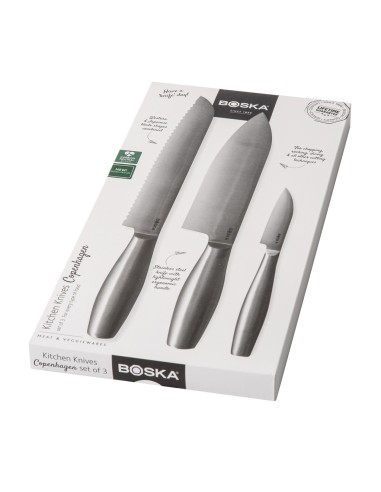 Coltelli da cucina BOSKA Copenhagen, set di 3 pezzi