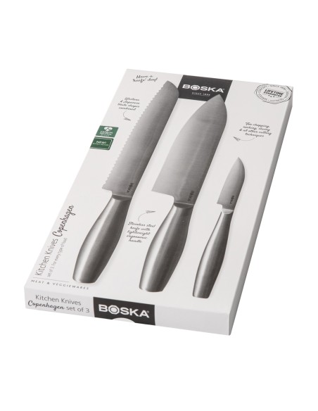 Coltelli da cucina BOSKA Copenhagen, set di 3 pezzi