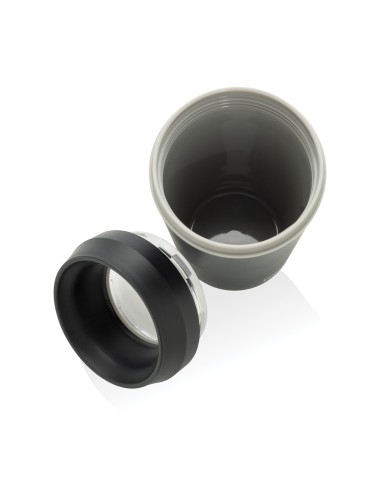 Bicchiere Topl in rPlastica con tappo 360 brevettato 354ml