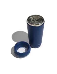 Bicchiere Topl in rAcciaio con tappo 360 brevettato 354ml