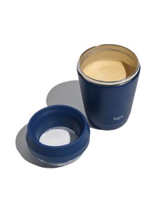 Bicchiere Topl in rAcciaio con tappo 360 brevettato 235ml