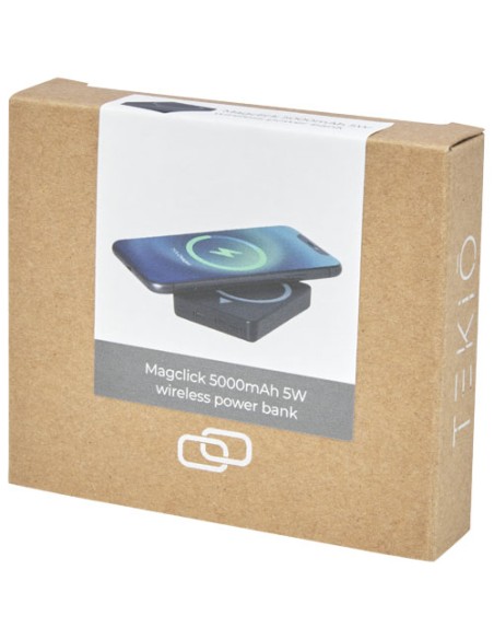 Power bank wireless magnetico da 5000 mAh 5 W Magclick