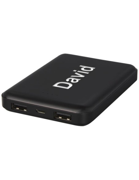 Power bank ultra sottile luminoso da 5000 mAh Gleam