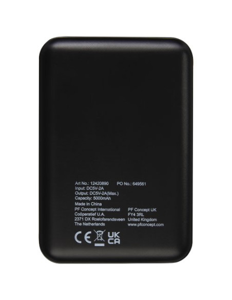 Power bank ultra sottile luminoso da 5000 mAh Gleam