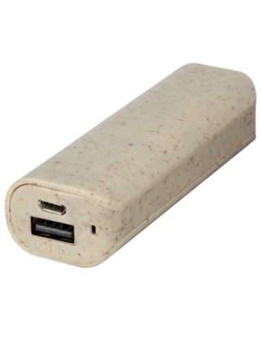 Power bank in paglia di grano da 1200 mAh Yoko