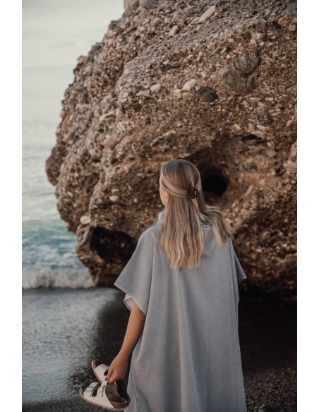 Poncho da spiaggia hamam VINGA Tolo in spugna