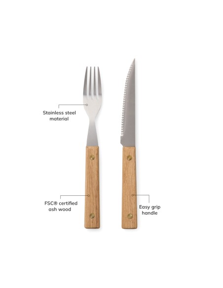 Set di 8 posate da BBQ VINGA Paso