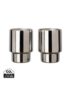 Set 2 tazze VINGA Nagano in rAcciaio RCS 160ml