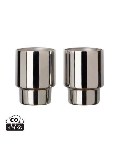 Set 2 tazze VINGA Nagano in rAcciaio RCS 160ml