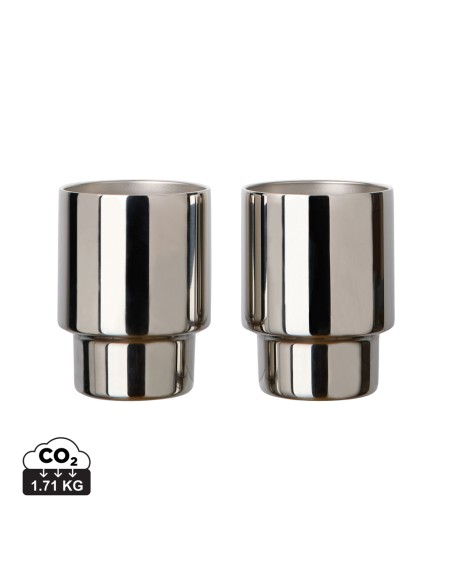 Set 2 tazze VINGA Nagano in rAcciaio RCS 160ml