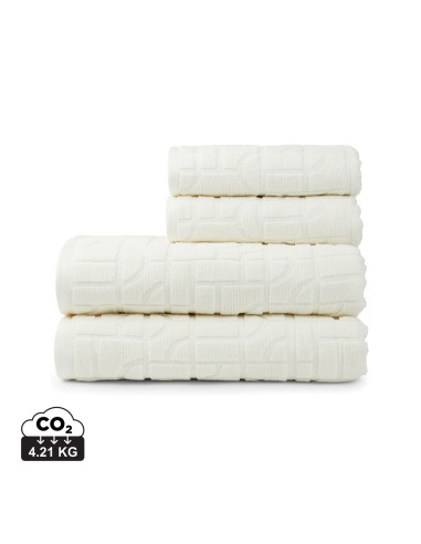Set 4 asciugamani VINGA Verso in cotone organico OCS