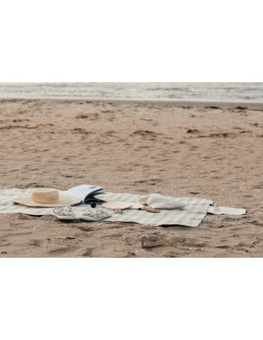 Coperta picnic grande VINGA Alba in rPET GRS