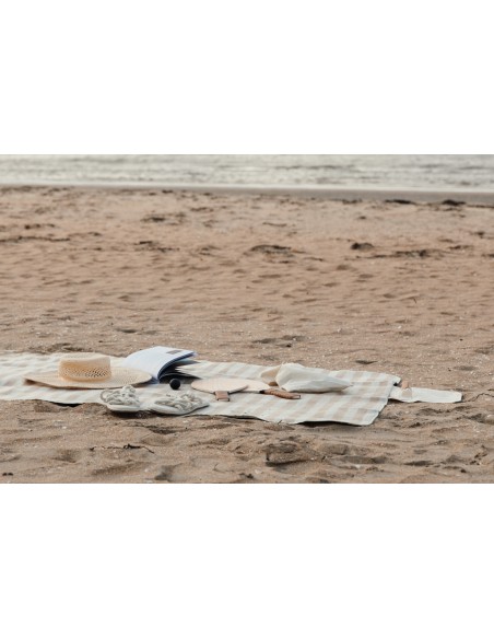 Coperta picnic VINGA Alba in rPET GRS