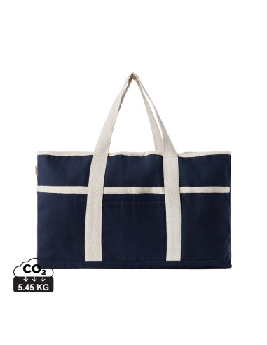 Borsa spiaggia VINGA Volonne in tela riciclata AWARE™