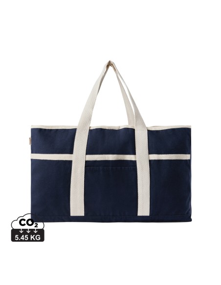 Borsa spiaggia VINGA Volonne in tela riciclata AWARE™