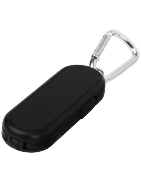 Doppio cavo di ricarica luminoso con moschettone Gleam