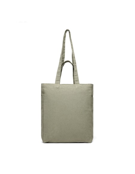 Shopper con cerniera VINGA Hilo in rCotone canvas