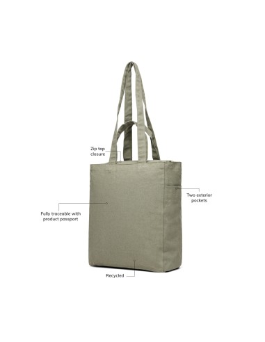 VINGA Hilo AWARE™ borsa con zip in tela riciclata