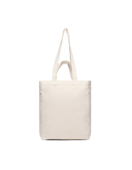 Shopper con cerniera VINGA Hilo in rCotone canvas