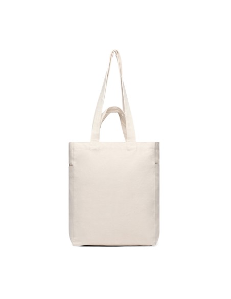 Shopper con cerniera VINGA Hilo in rCotone canvas