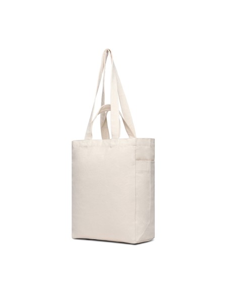 Shopper con cerniera VINGA Hilo in rCotone canvas