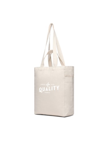 Shopper con cerniera VINGA Hilo in rCotone canvas