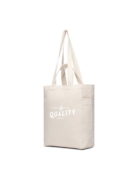 Shopper con cerniera VINGA Hilo in rCotone canvas
