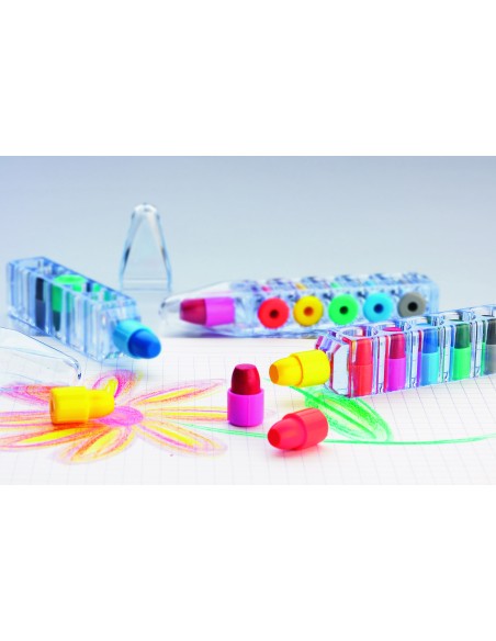 Set 6 pastelli a cera