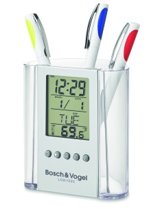 Portapenne con calendario