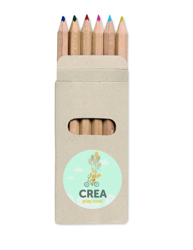 Set 6 matite colorate