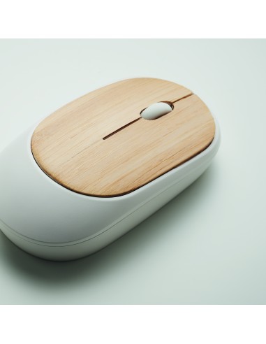 Mouse senza fili in bambù