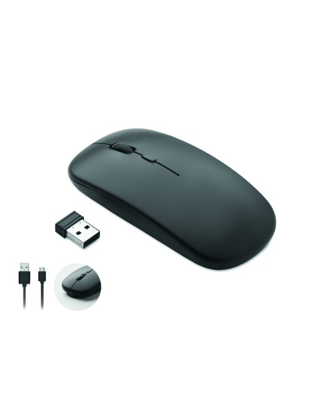 Mouse wireless ricaricabile