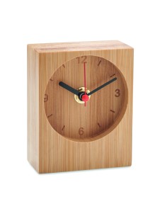 Orologio da tavolo in bambù