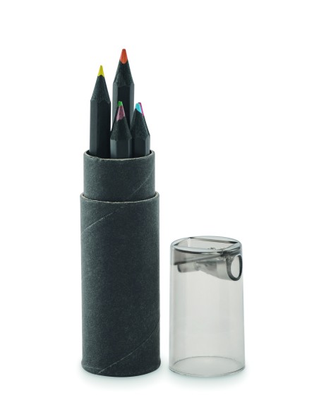 Set 6 matite colorate nere