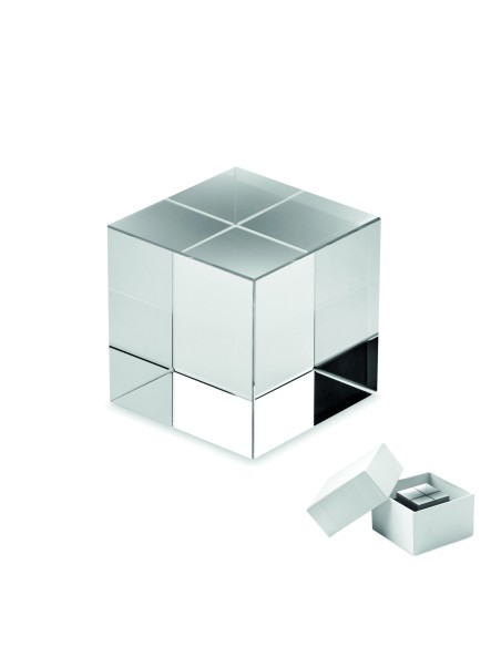 Premio cubo in vetro