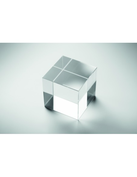 Premio cubo in vetro