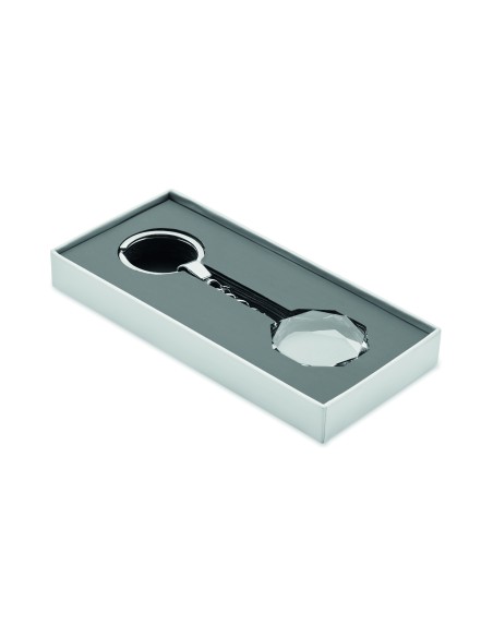 Portachiavi rotondo in vetro