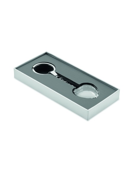 Portachiavi con cuore in vetro