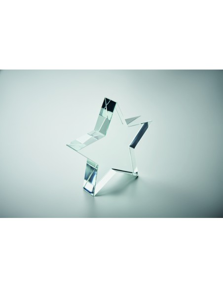 Premio stella in vetro