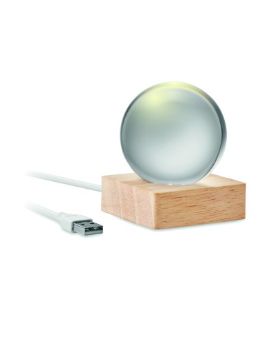 Palla di vetro a LED