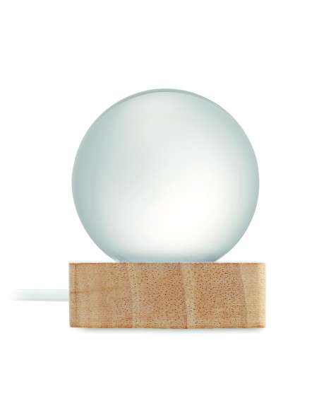 Palla di vetro a LED