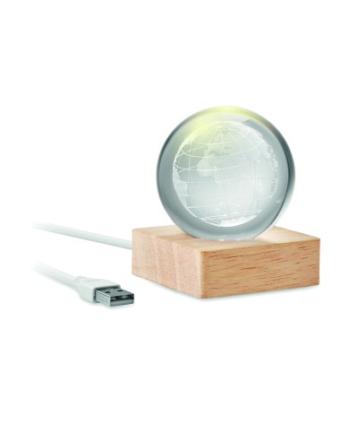 Palla di vetro a globo LED